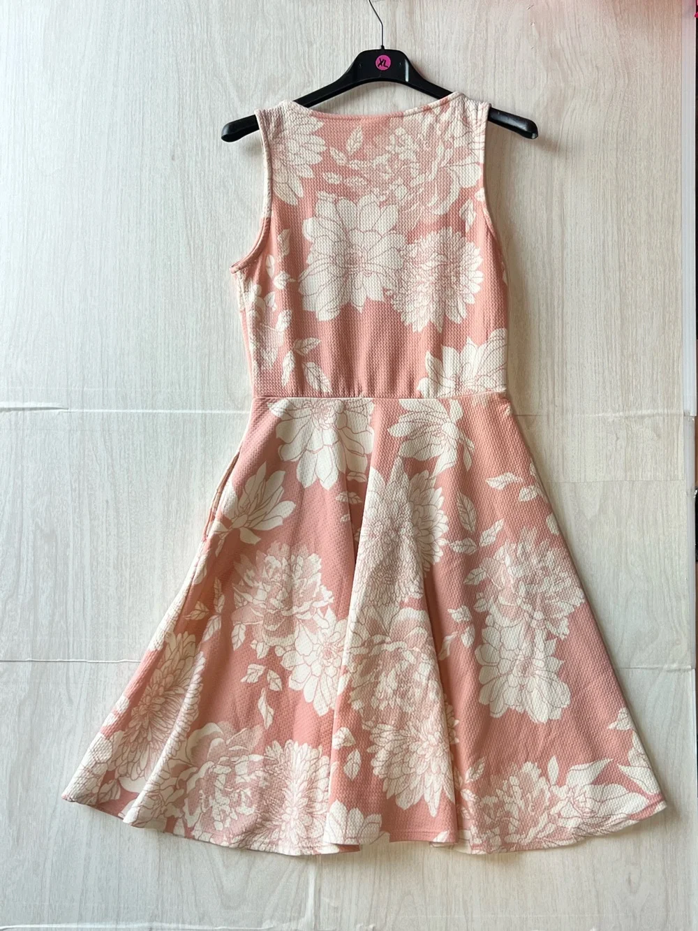 Agnes & Dora Blush Pink Floral Fit-and-Flare Dress